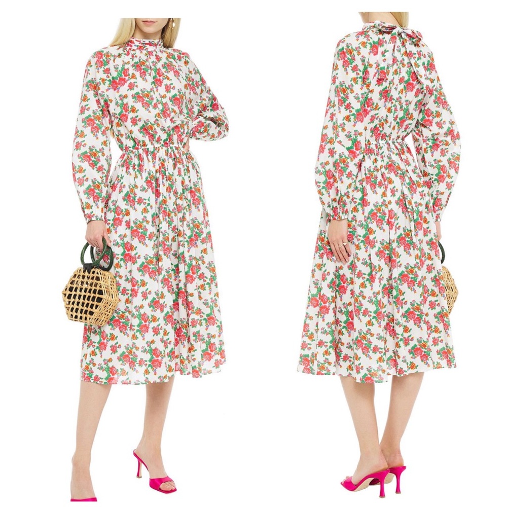 RHODE Mai Floral Print Dress size S